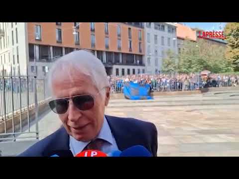 Video Funerali Sandro Mazzola, Malagò: Grazie Sandro è anche con te che ci siamo innamorati del calcio