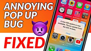Famous How To Fix A New Update is Now Available. Please Update From iOS 14 Beta Pop Up Bug I iOS 14.7  Beta Wealth