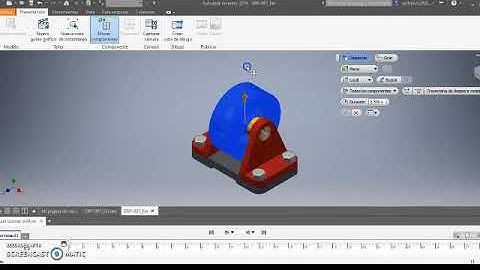 Animación y Explosionado de piezas  -Autodesk Inventor