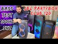 JBL Partybox 120 BASS TEST - Low Frequencies Test 100Hz to 5Hz