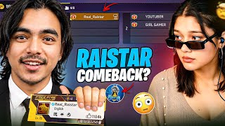 Raistar Comback in Freefire Prank on Cute Girl Streamer💀