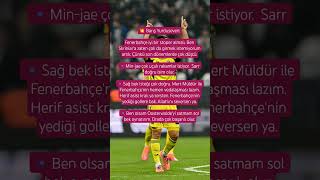 Fenerbahçe'de, transferde heyecan artıyor #fenerbahçe