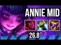 ANNIE vs AHRI (MID) | 54K damage | BR Challenger | 26.8
