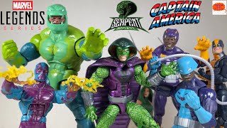 SERPENT SOCIETY! Puff Adder BAF King Cobra Constrictor Python Marvel Legends Action Figure Review