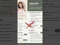Recruiters #1 Top Choice - Choose the right resume in 2025 #shorts #ytshorts #resumetips #job #tips
