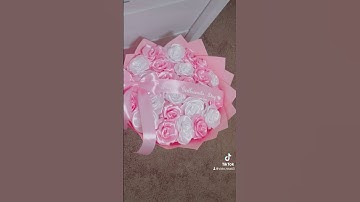 Thumbnail of Ribbon Rose Bouquet #ribbonflowers #giftsforher #smallbusiness #roses #bouquets #ramobuchon #fyp #fy