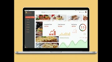 Food ordering admin Dashboard UI design