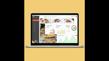 Food ordering admin Dashboard UI design