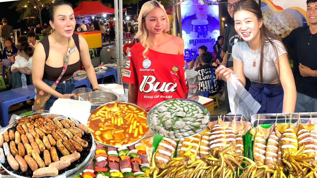 Best Cambodian Street Food Review in City & Countryside @ Real Cambodian Food & Lifestyle🇰🇭