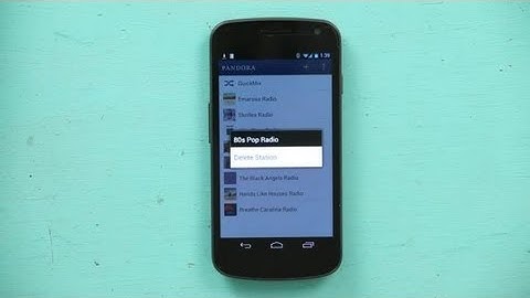 How to Remove Radio Stations in Pandora on a Droid : Android Tips