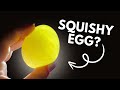 What happens when you put an egg in a rock tumbler