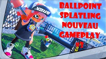 Ballpoint Splatling Nouveau Gameplay #3 - Splatoon 3 | Anarchy Battle (SZ)