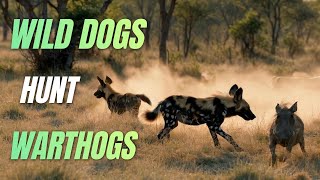 Extreme Predators Wild Dogs Hunt Warthog