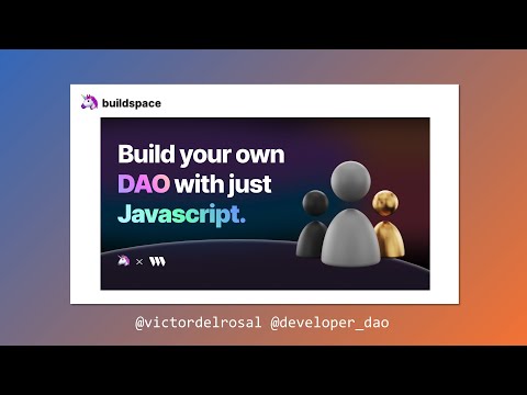 TastyTacoDAO: walkthrough of "Build you own DAO with Javascript" by buildspace and thirdweb