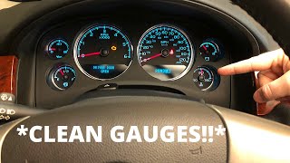 *How To Clean Your Car&#39;s Plastic GAUGES/INSTRUMENT CLUSTER!!*