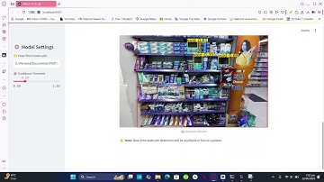 YOLOv10 Custom Trained Model to Detect Empty Spaces and Shelves | Streamlit Interface | Hypermarkets