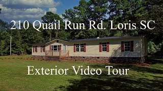 A Walk Around 210 Quail Run Road, Loris SC -  Large 4 Bed Home on 0.82 Acres Near Myrtle Beach SC