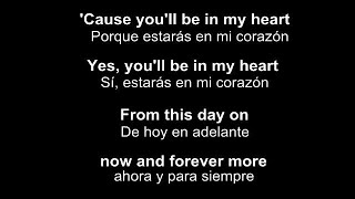 ♥ You&#39;ll Be In My Heart ♥ ~ Estarás En Mi Corazón - Phil Collins ~ Subtitulada inglés/español