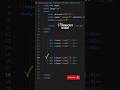 Vs Code Shortcut (Kısayol) Part 1 #webdevelopment #html #css #frontend #vscode #shorts