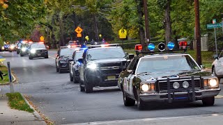 Lights and Sirens Police Car Parade Cranford PD 125th Anniversary 102322