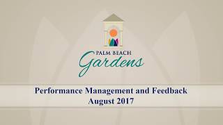 Performance Management Presentation August  2017