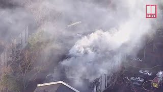 No injuries reported in Marietta apartment fire