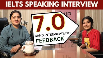 IELTS Speaking Interview 2023 - Band 7 with Feedback | Full IELTS Speaking Test | Sapna Dhamija