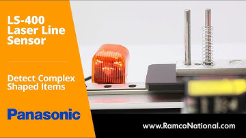 Panasonic LS-400 Series with laser line spring detection application