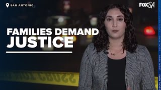 San Antonio families demand justice in peaceful protest for unsolved murder cases