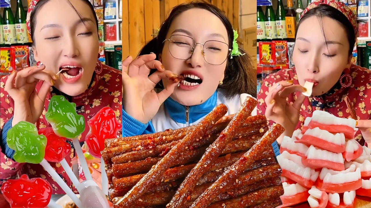 還記得童年的小賣舖嗎？进口零食？二妮应该给钱吗？#童年回憶#洞洞樂#童年時光機#小賣部#爆辣