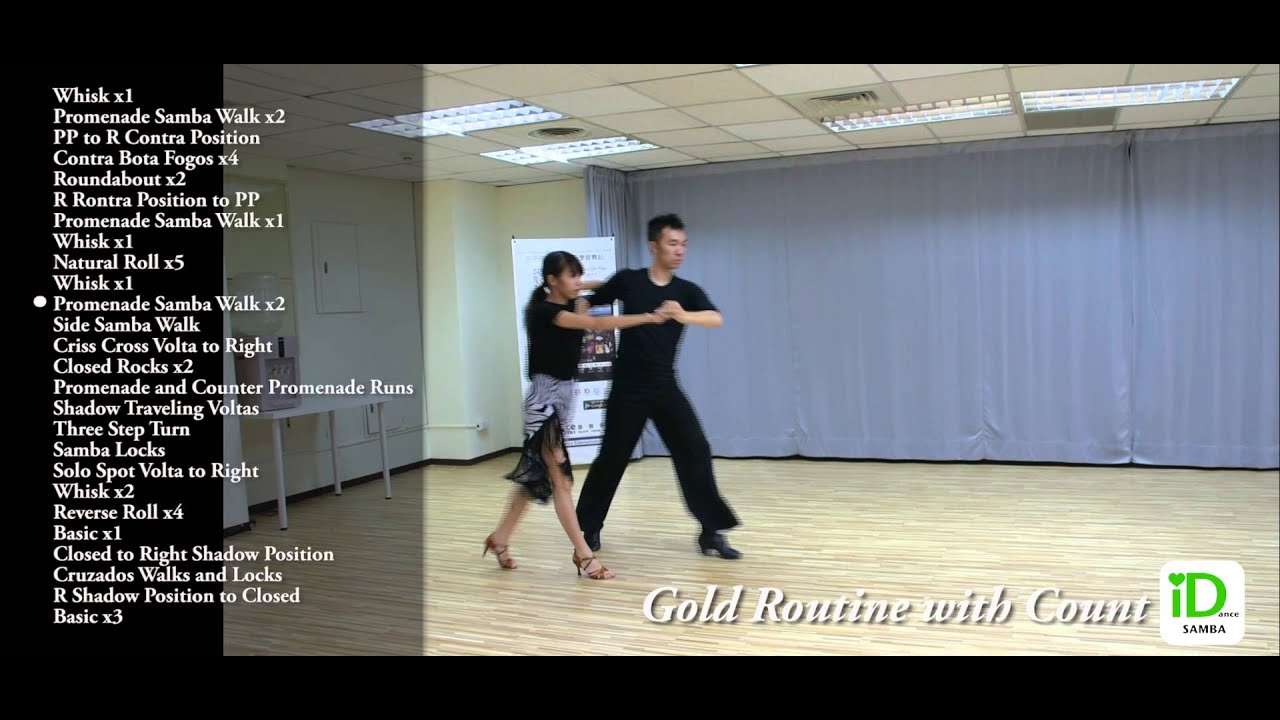 Samba Gold Routine Count 01