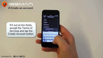 How to use IssMan # Create an account