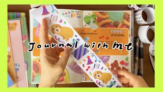 【コストコ】ミセスグロスマンのシールでほぼ日手帳 vol.3♡ JOURNAL WITH ME / using Mrs.grossmans sticker