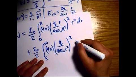 Griffiths Electrodynamics Problem 2.34: Energy of Charged Sphere, 3 Different Methods