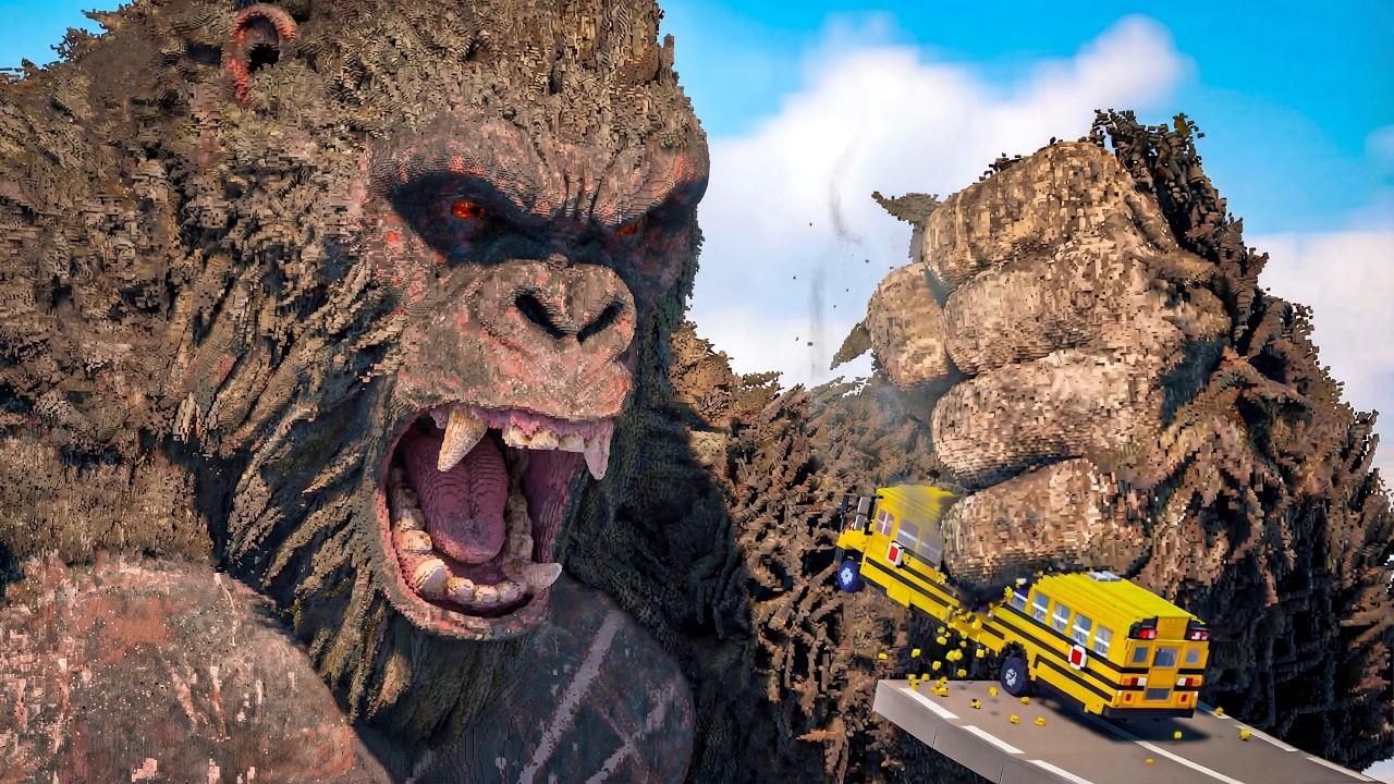 Cars vs King Kong vs Godzilla | Teardown