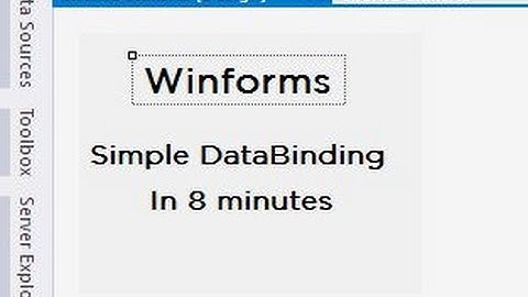 Winforms Data Binding