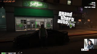 GTA V REAL LIFE MODS - Fivem Flatline Rp Working At The WEEDSHOP!