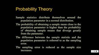 004 Statistics Techniques for War Lecture 5 Surveys and Inferential Statistics