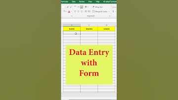 Excel job interview questions | Data entry form | #excelinterview #excel #excelinterviewquestions