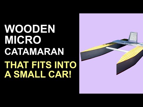 Micro Catamaran that fits into a Smart Car (1) - YouTube