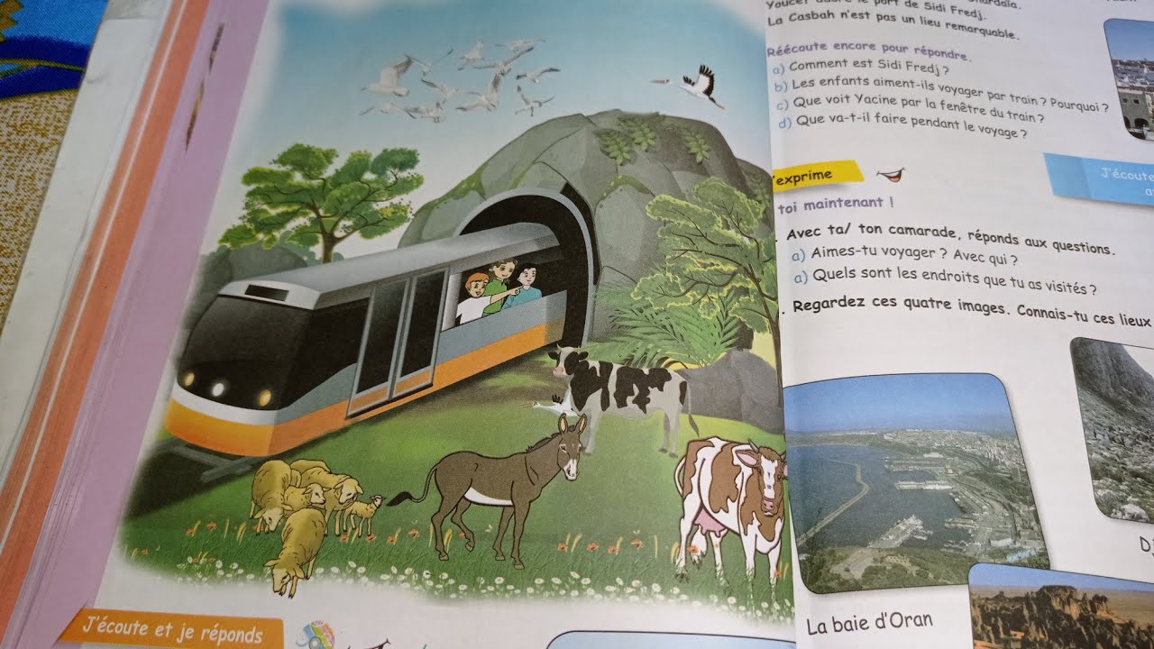 projet 2 séquence 2 de 5AP: oral nous aimons voyager en train+ lecture mon carnet de voyage 🏞️🚃🚞