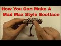 How you can make a mad max style bootlace parachute cord braceletdori hooks 2022