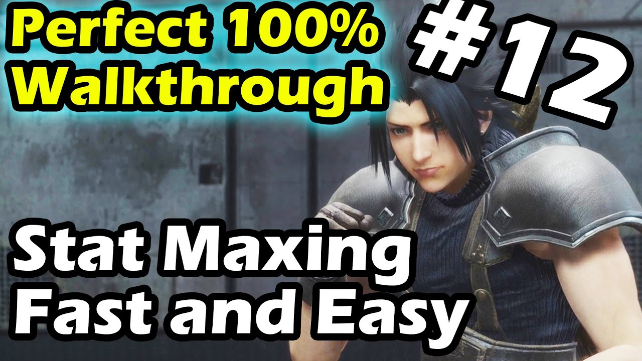 Crisis Core Final Fantasy 7 Reunion 100% Walkthrough Part 12 Stat ...