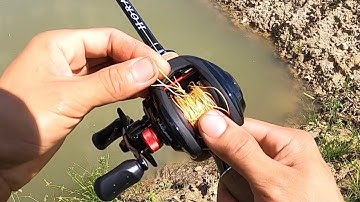 Cách gỡ rối dây câu cho máy ngang lure đơn giản nhất.