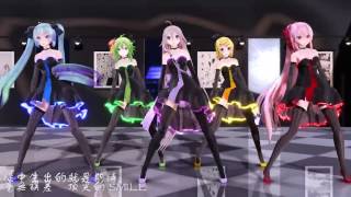 【MMD】【威风堂堂】TDA IYDD MIKU LUKA Rin GUMI IA