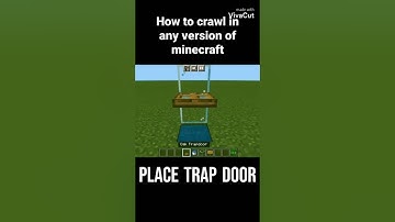 How to crawl in any version of minecraft