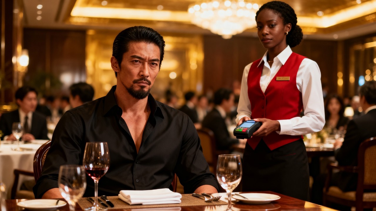 Japanese Mafia Boss Asked the Black Waitress for Financial Advice as a Joke — His Reply Shocked Her