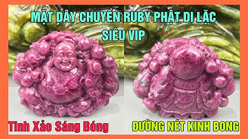 Mặt Dây Chuyện Ruby Phật Di Lặc - Siêu Vip Đẳng Cấp - Chiêu Tài Hút Lộc Cực Đỉnh - AntaGems.Com