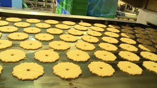 Making shortbread at Burton's Biscuit Factory, on Live At Five