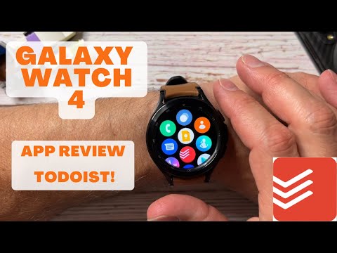 Galaxy Watch 4 - Wear OS App Review | Todoist - YouTube